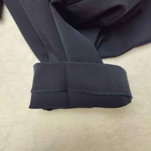 J Crew Destination Pants Mens 30x32 Navy Blue Stretch Dress Tapered Travel Work - Picture 7 of 14